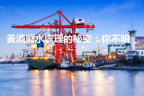 黃酒廢水處理的秘密：你不明白的環(huán)保技術(shù)突破！